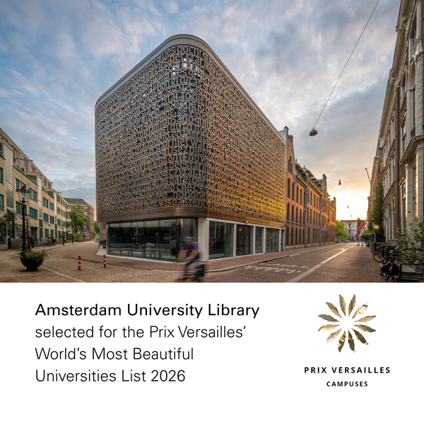 Amsterdam University Library selected for the Prix Versailles’ World’s Most Beautiful Universities List 2026 (1)
