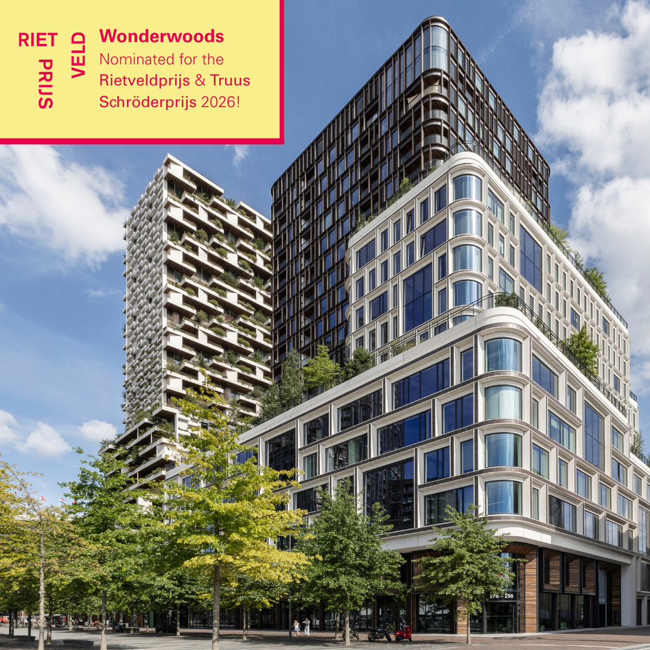 Wonderwoods Nominated for the Rietveldprijs & Truus Schröderprijs 2026!